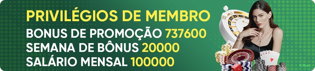 Rollover Bônus 63bet